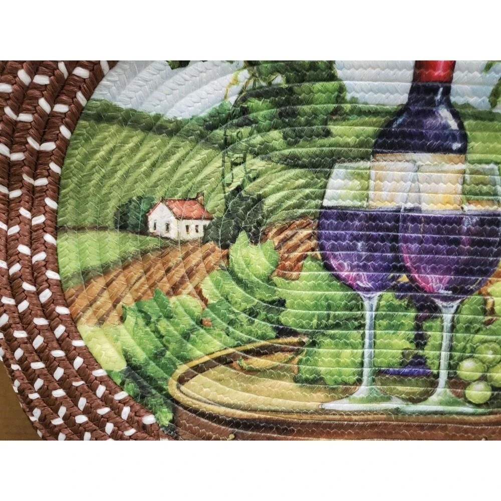 Oval Braided Kitchen Rug (20